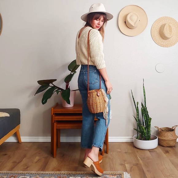 Faithfull the Brand Vida Wicker Bag NWT - Picture 2 of 16